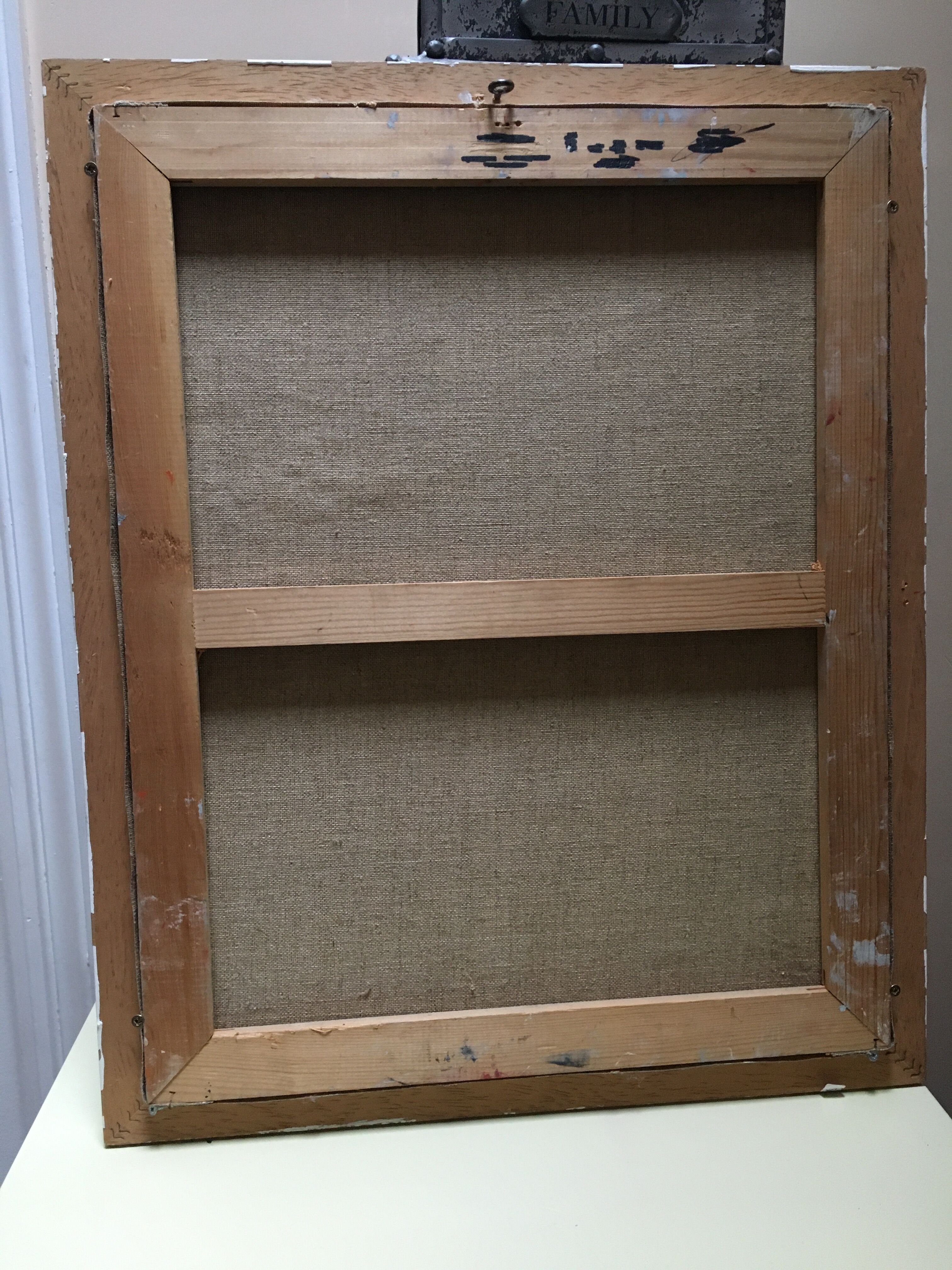 Huile sur toile bord de mer