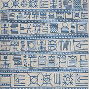 Yona FRIEDMAN: Pictograms of Genesis (Blue), signed original silkscreen