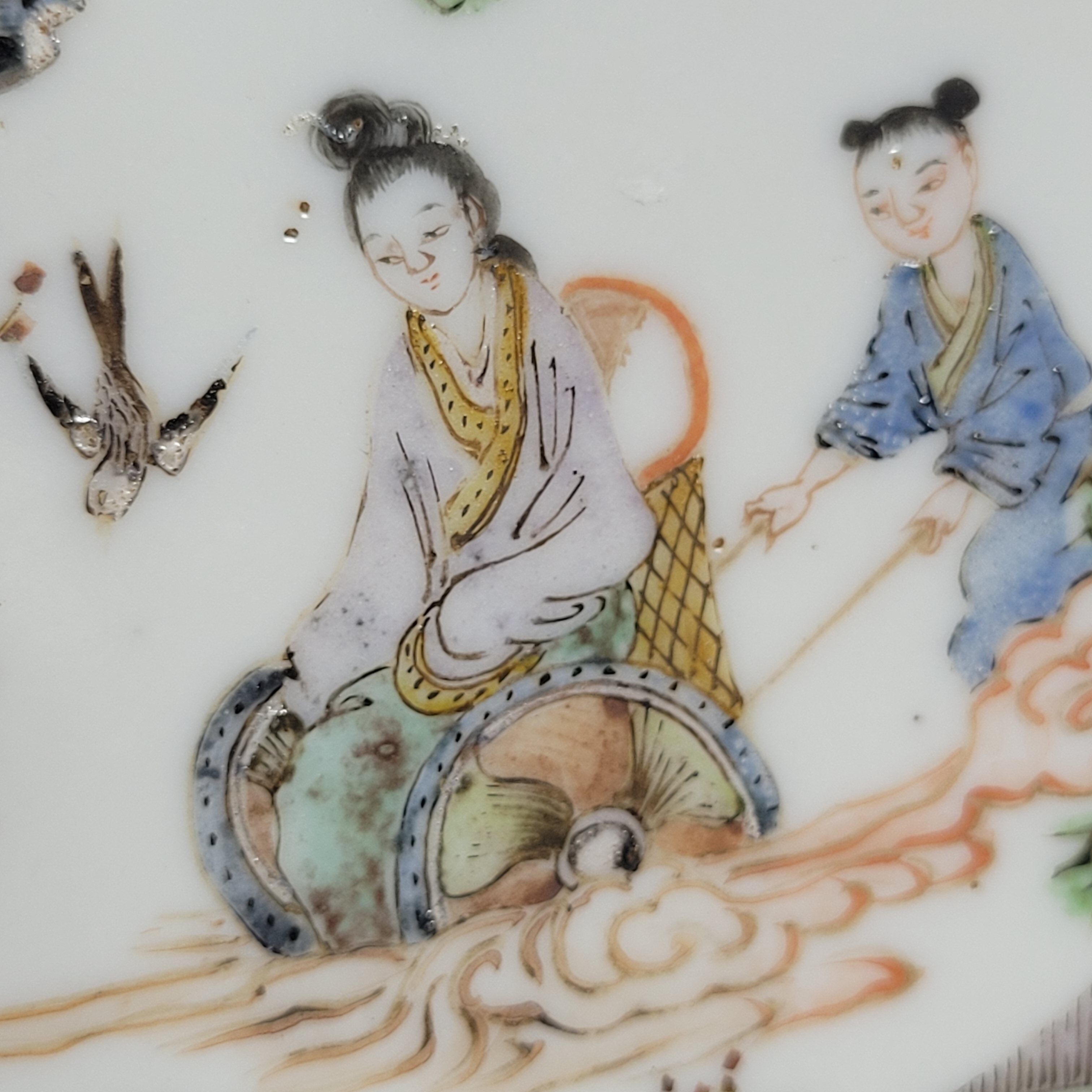 Chinese plate Canton porcelain