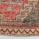 3x10 Red Brown Tribal Pattern Vintage Runner Rug, 78x305Cm