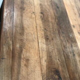 Large oak bakery table