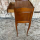 Antique nightstand louis xv style cherry wood drawer + vintage case