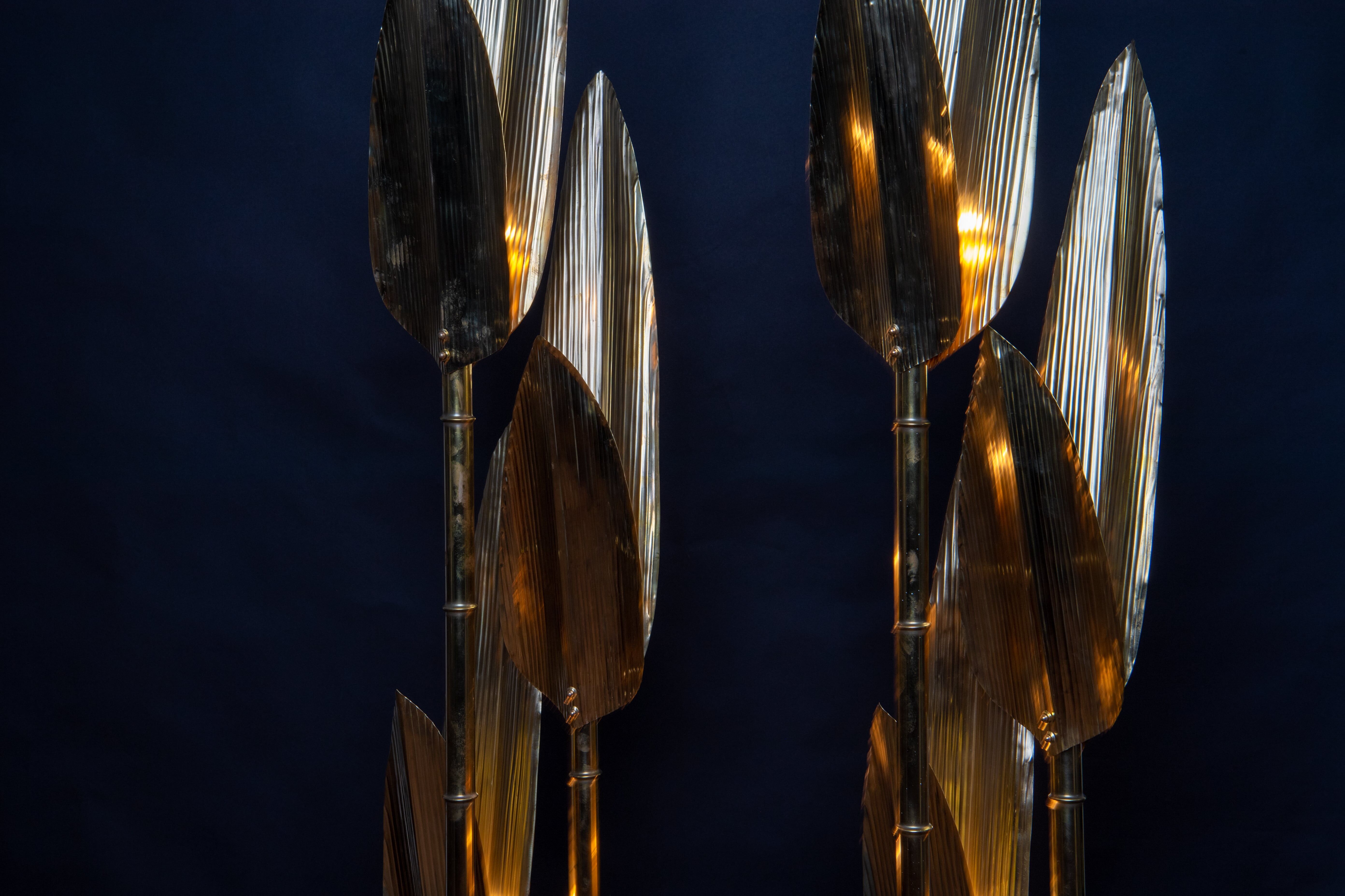 Paire de lampadaires XXe siècle