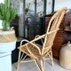 Old vintage rattan chair