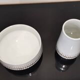 2 old ceramic pots made in Czechoslovakia around 1960s-1970s