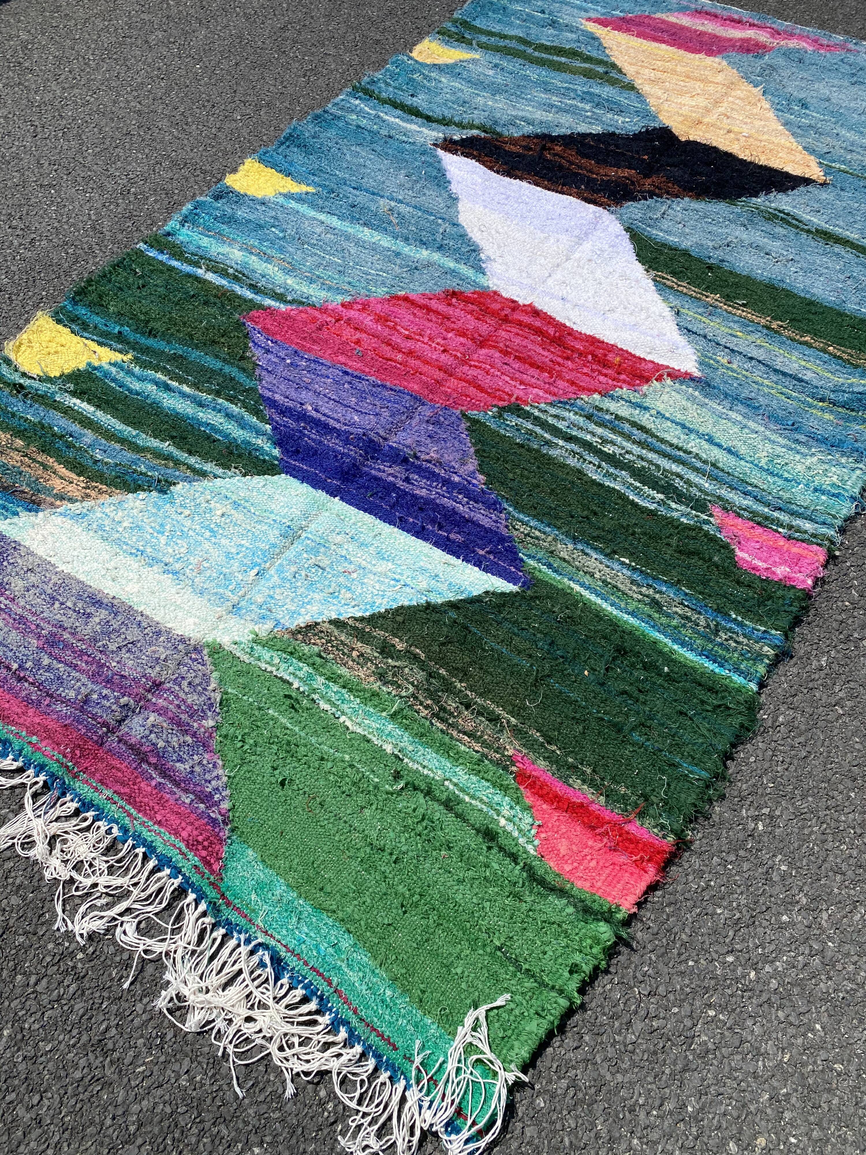 New kilim berbere carpet 145x270 cm