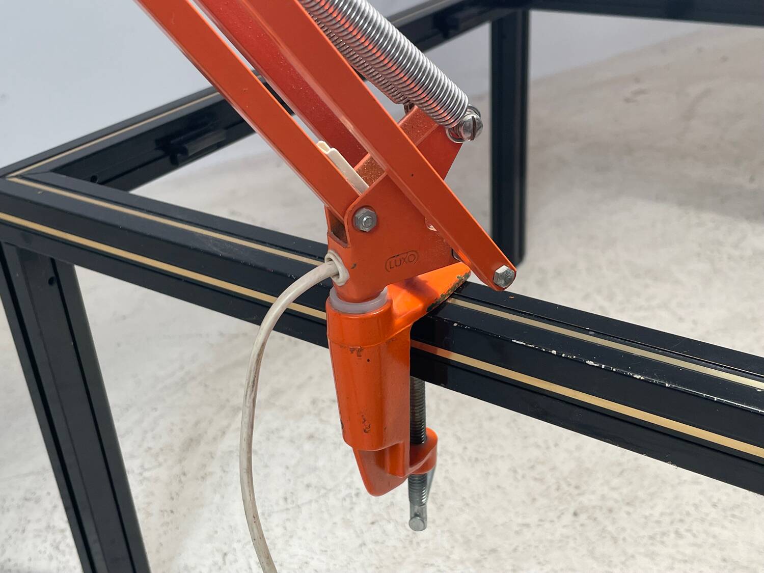 Luxo Regent lamp 1960 orange