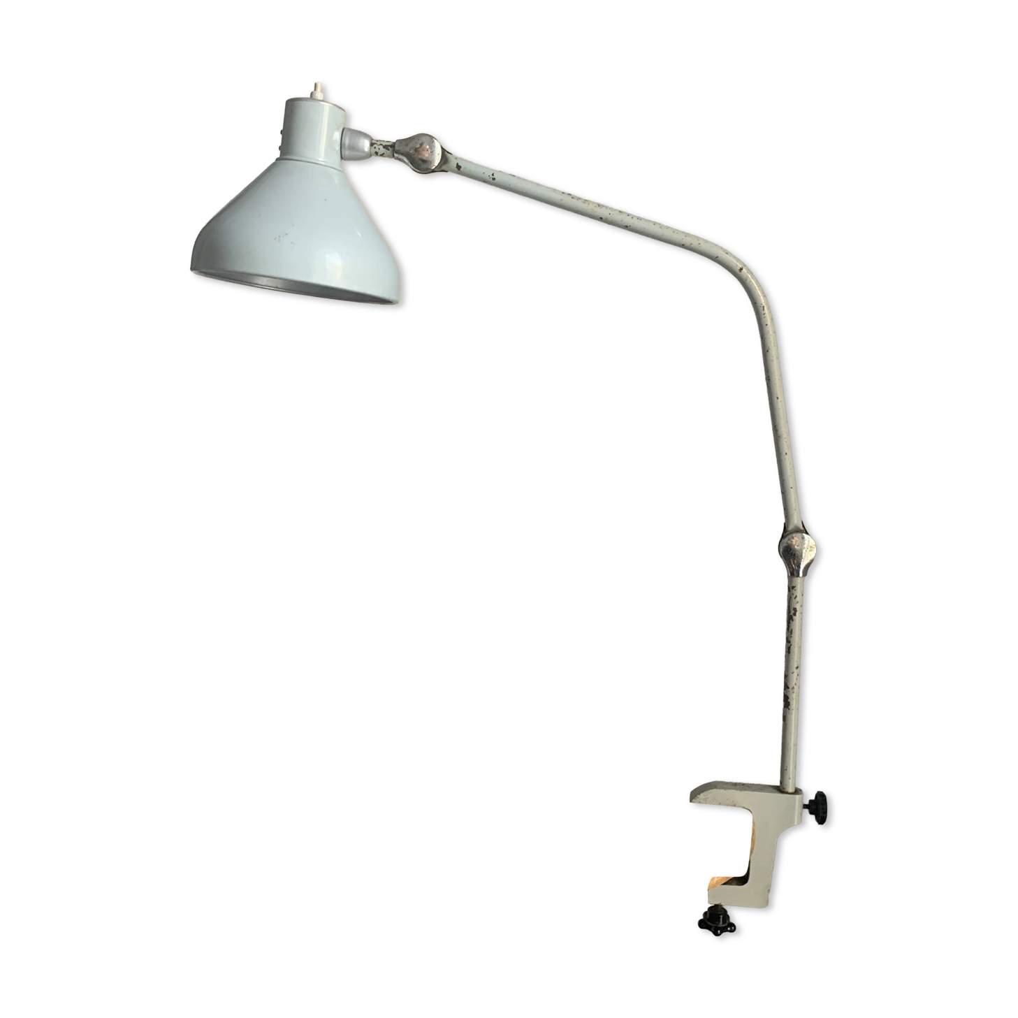 Vintage 1950s industrial reading lamp Jumo GS2 mouse - 70 cm