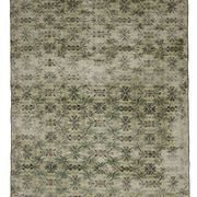 One-of-a-kind turkish handwoven vintage rug - rustic vintage charm 281x 173