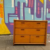 Vintage pine chest of drawers, 1980s