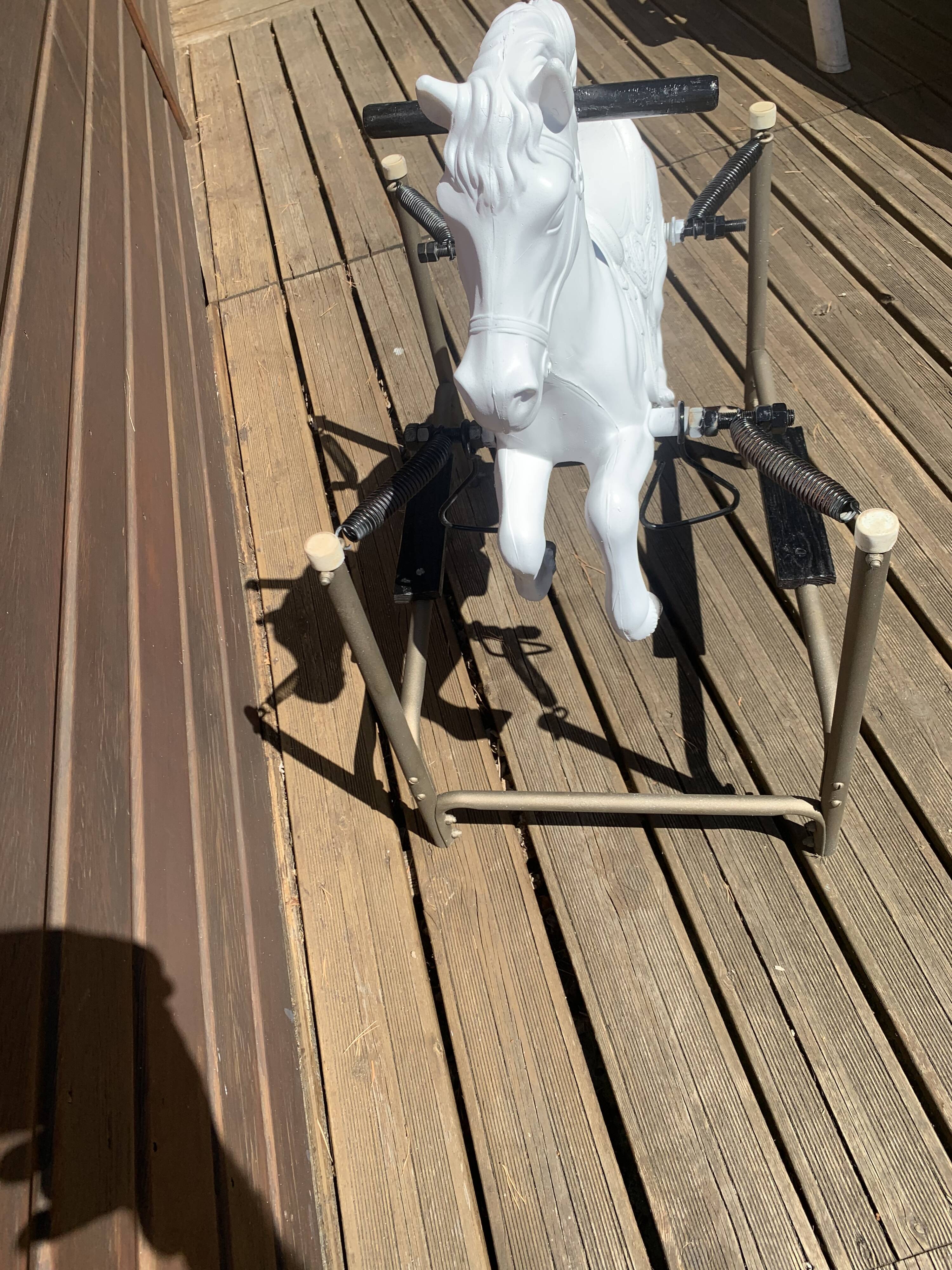 Horse carousel with ressors, 50s