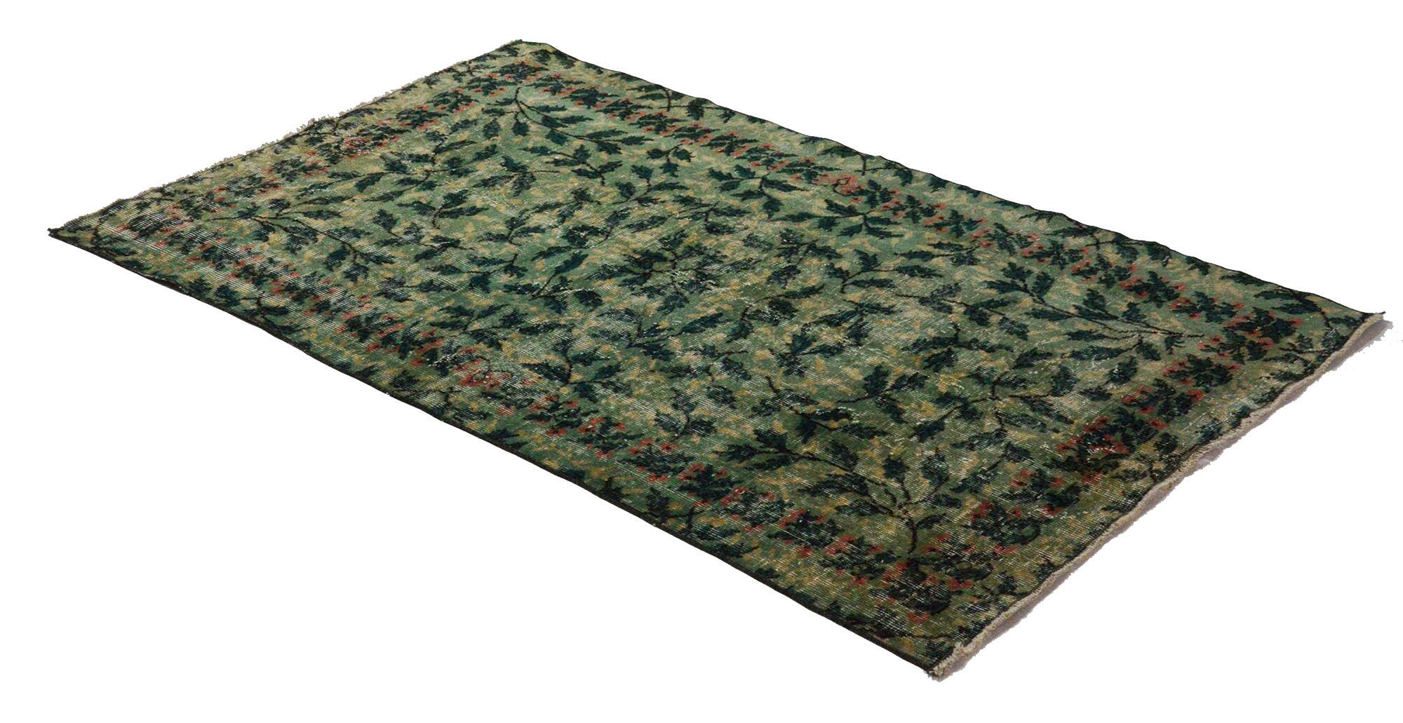 Turkish Anatolian Handmade Vintage Area Rug 200 cm x 118 cm