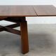 Square extendable dining table by Silvio Coppola for Bernini