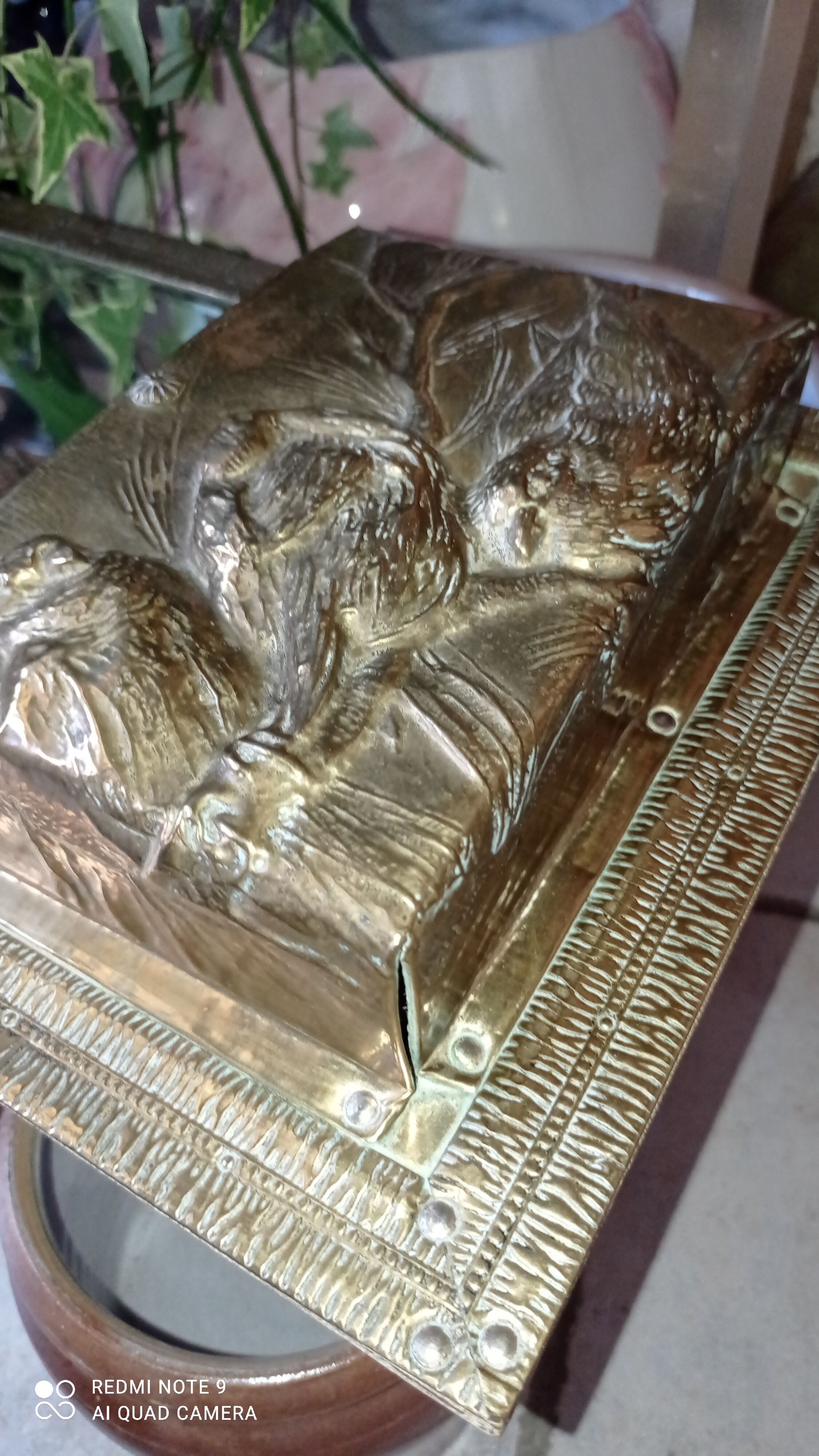 Animal decor mirror 25x35cm