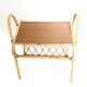 Table porte revues rotin