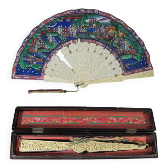 Old Chinese fan 19th century