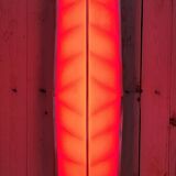 Large Stilux cinema wall lamp Art Deco Italy herringbone pattern