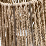 Lot de 2 suspensions en rottin