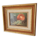 Oil painting on cardboard small format still life