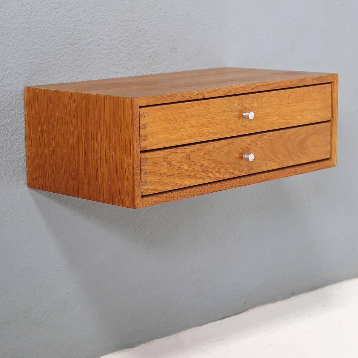 Model 128 Wall Console in Teak by Kai Kristianen for Aksel Kjersgaard