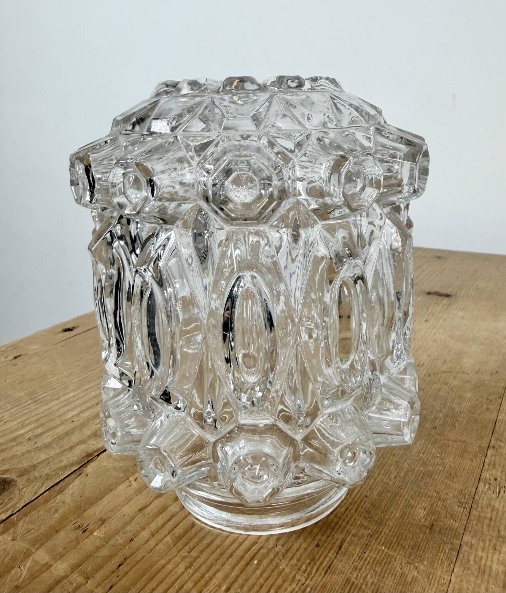 Vintage White Porcelain Ceiling Light, 1970s
