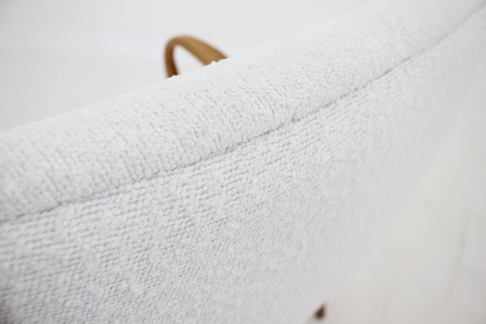 1960s italian armchair in bouclé