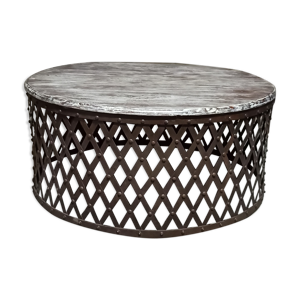 Table basse ronde en