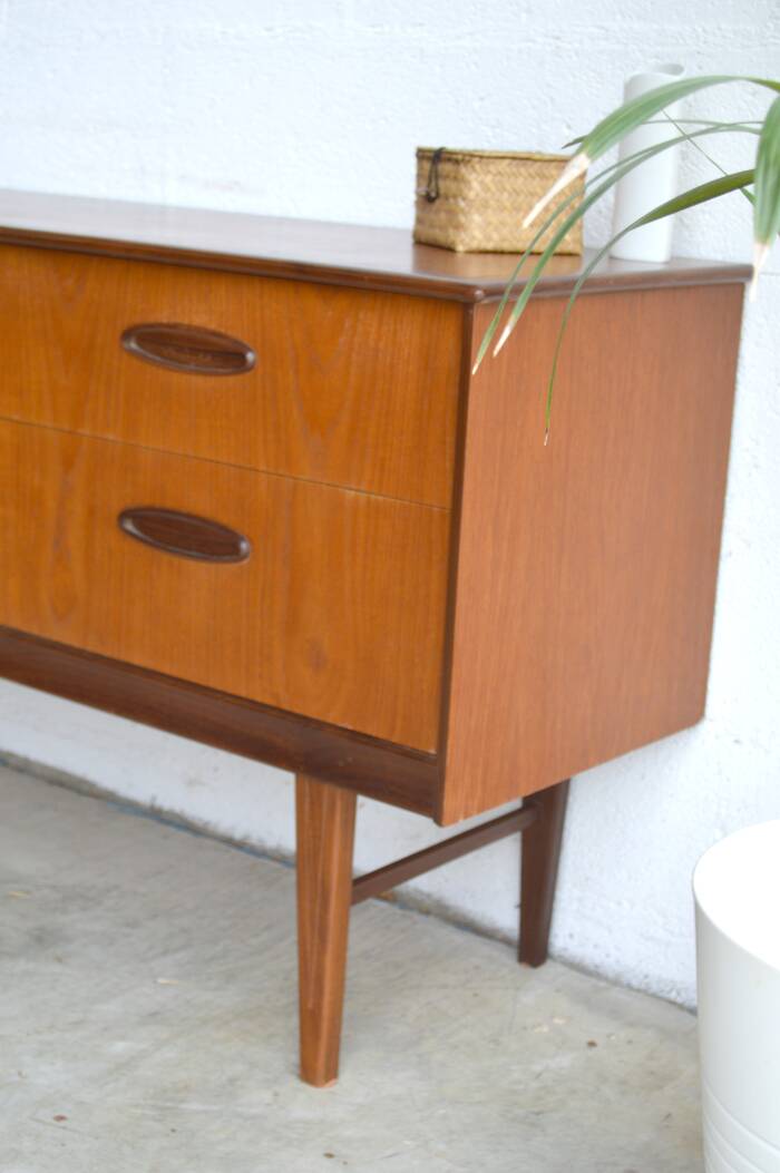 Enfilade/sideboard with 4 drawers, 123 cm