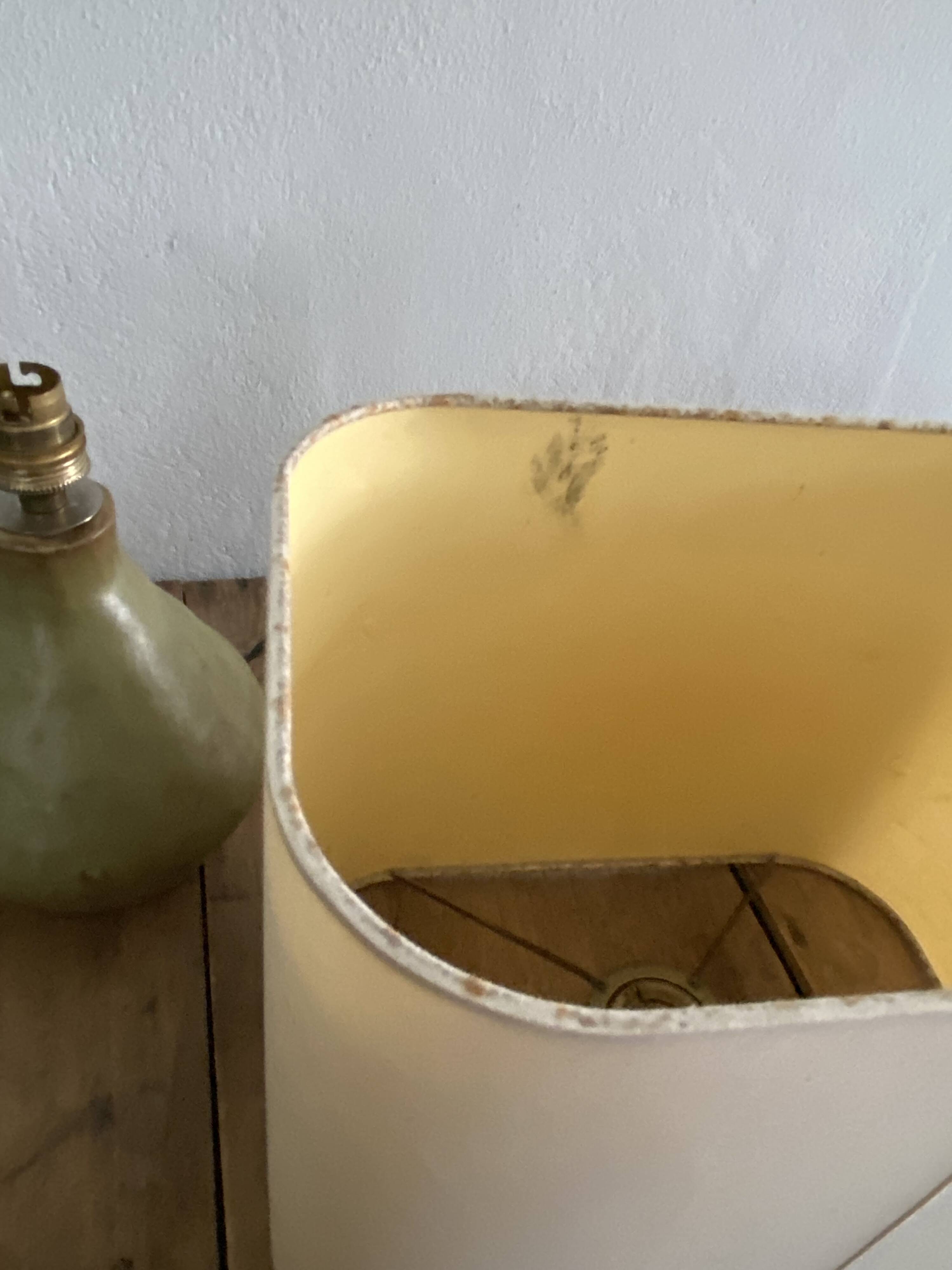 1970s lamp base, 2M fabric cable