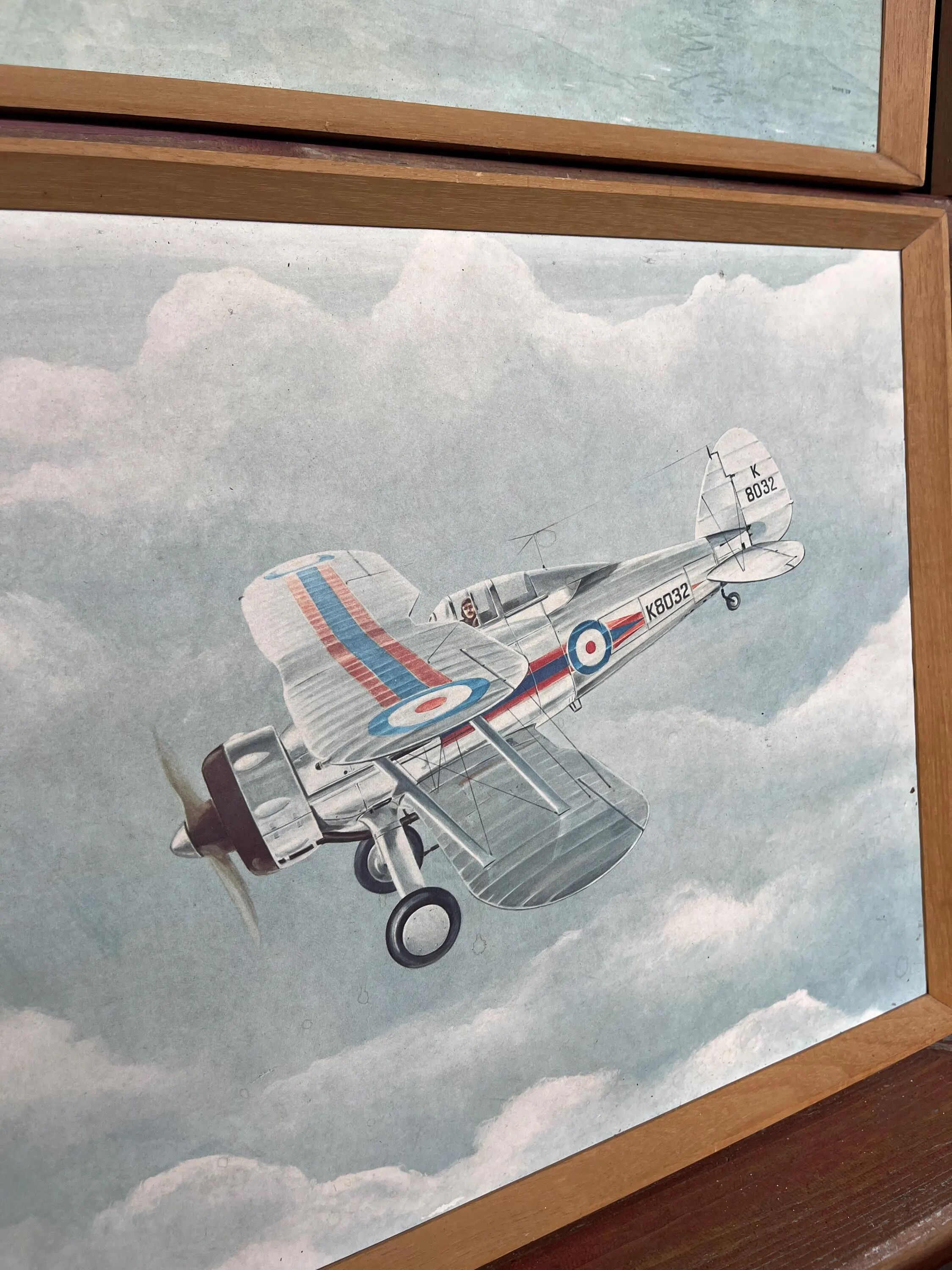 Set of 5 vintage U.S. MILITARY aircraft posters