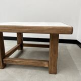 Modernist square coffee table in oak