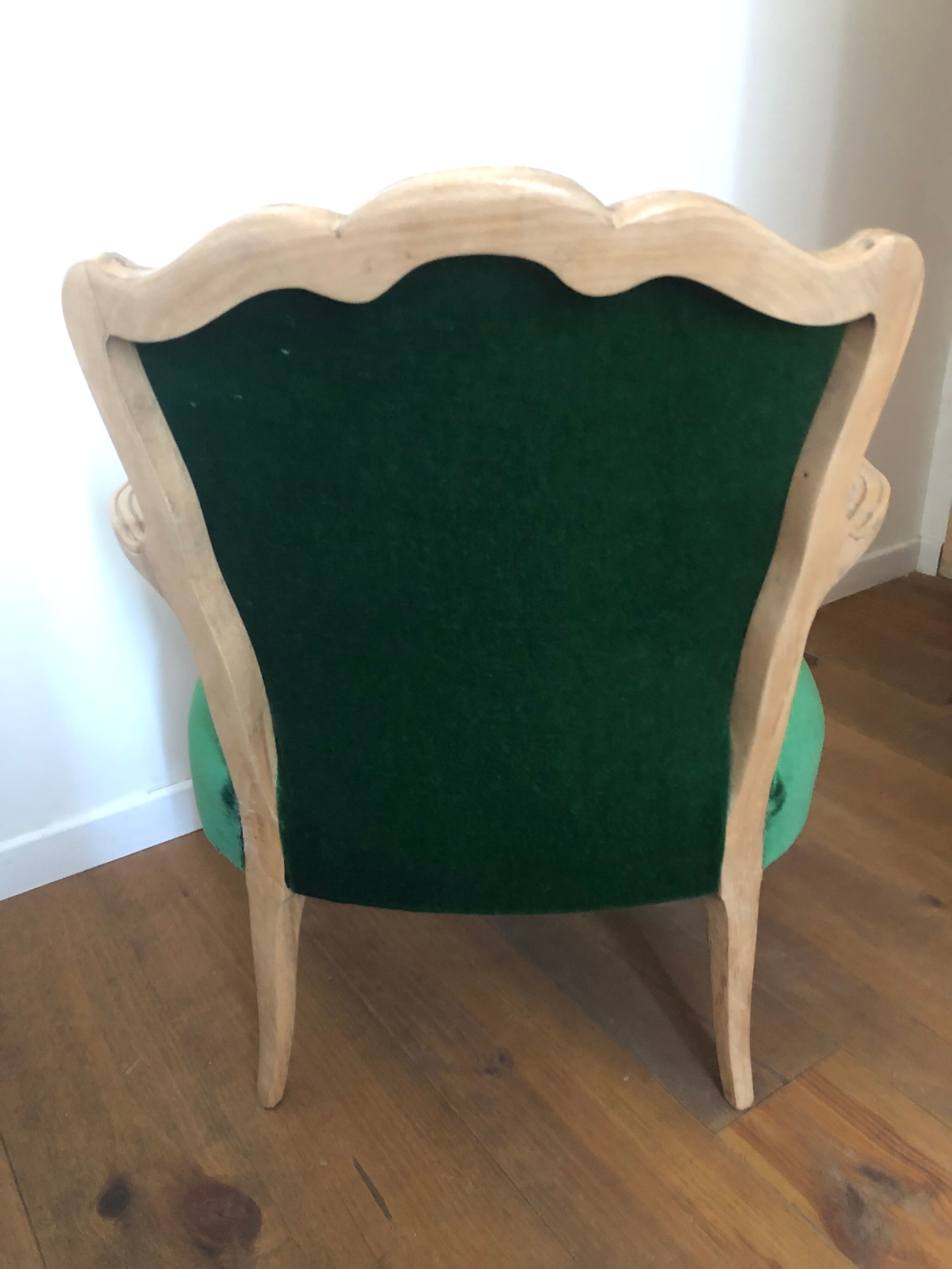 Louis XV style convertible armchair