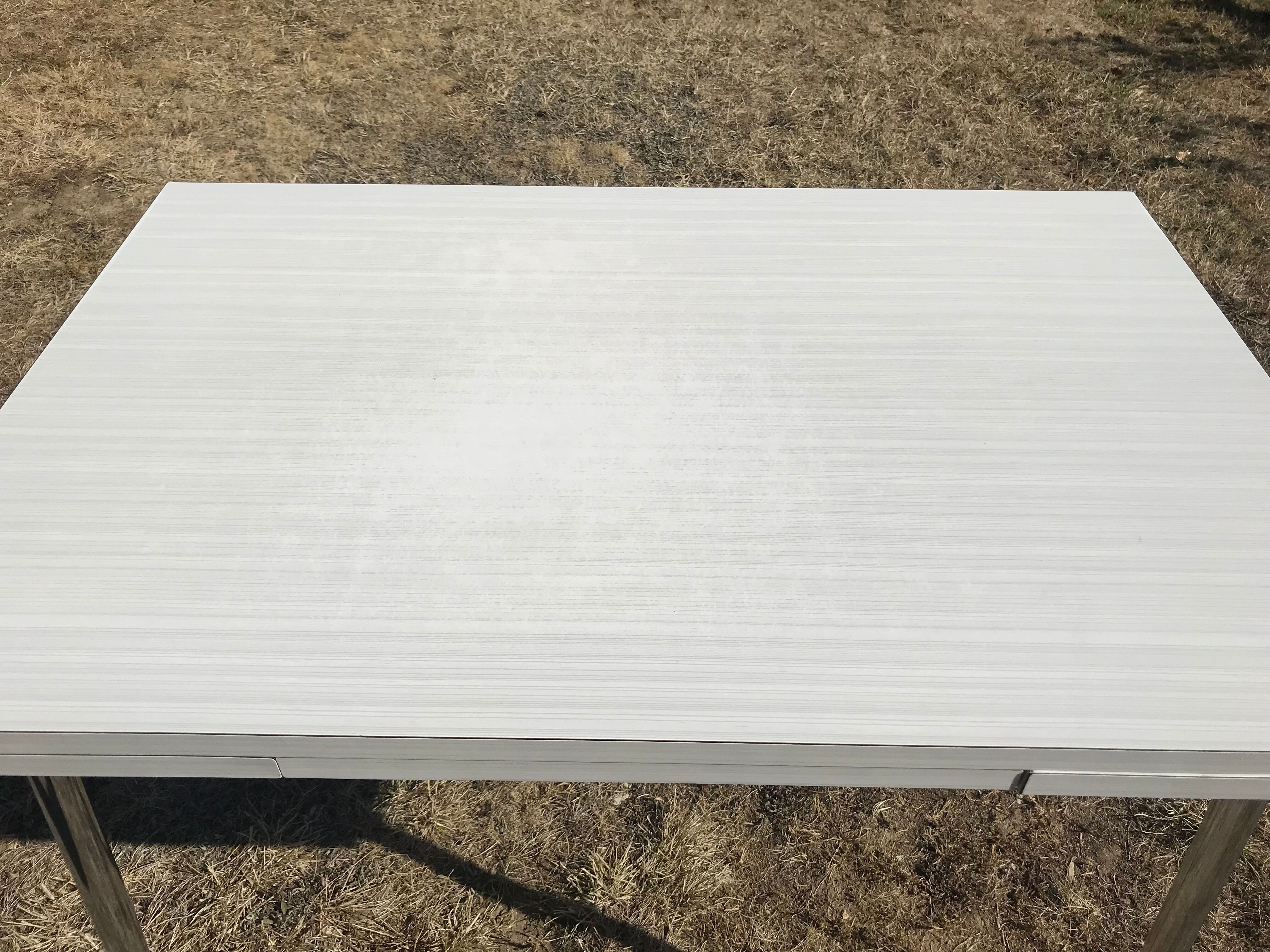 White formica table 1970