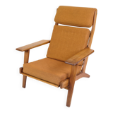 Armchair Model GE290a With High Back Made In Oak By Hans J. Wegner
