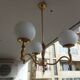 60'S vintage brass chandelier, Cherubin