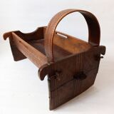 Antique Traditional Handmade Children's Crib Museum object Balkans 1890