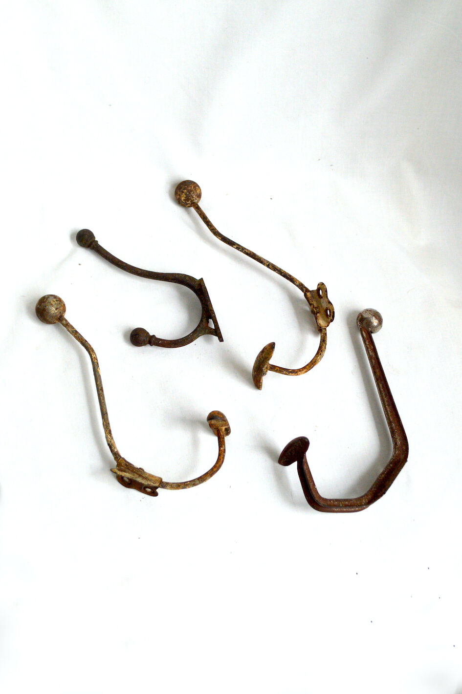 4 vintage school hooks