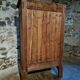 Rustic French pine wardrobe, 19th century