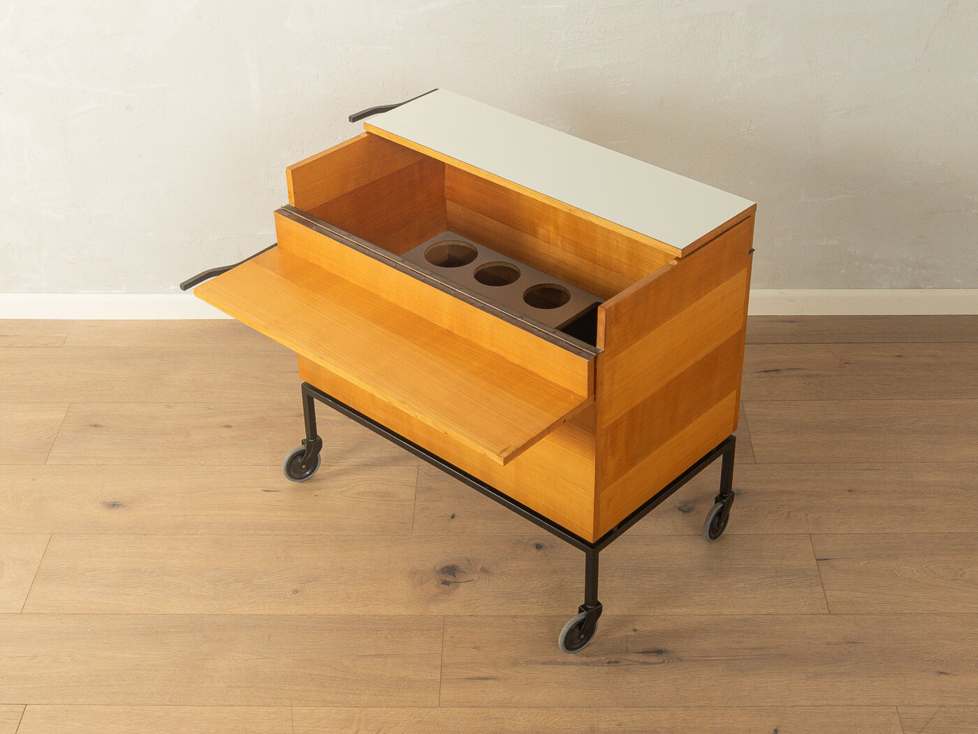 Bar cart from the 1960s