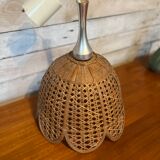 Wicker chandelier