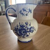 Pitcher signed Renoleau, Angoulême Art Pottery