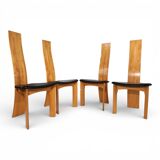 Tranekaer set of 4 Iris dining chairs by Bob van den Berghe, 1980