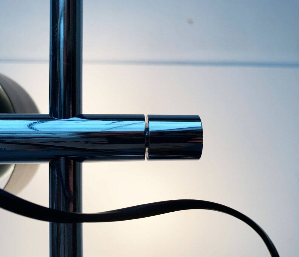 Mid-century minimalist floor lamp by Edi Franz for Swisslamps International.