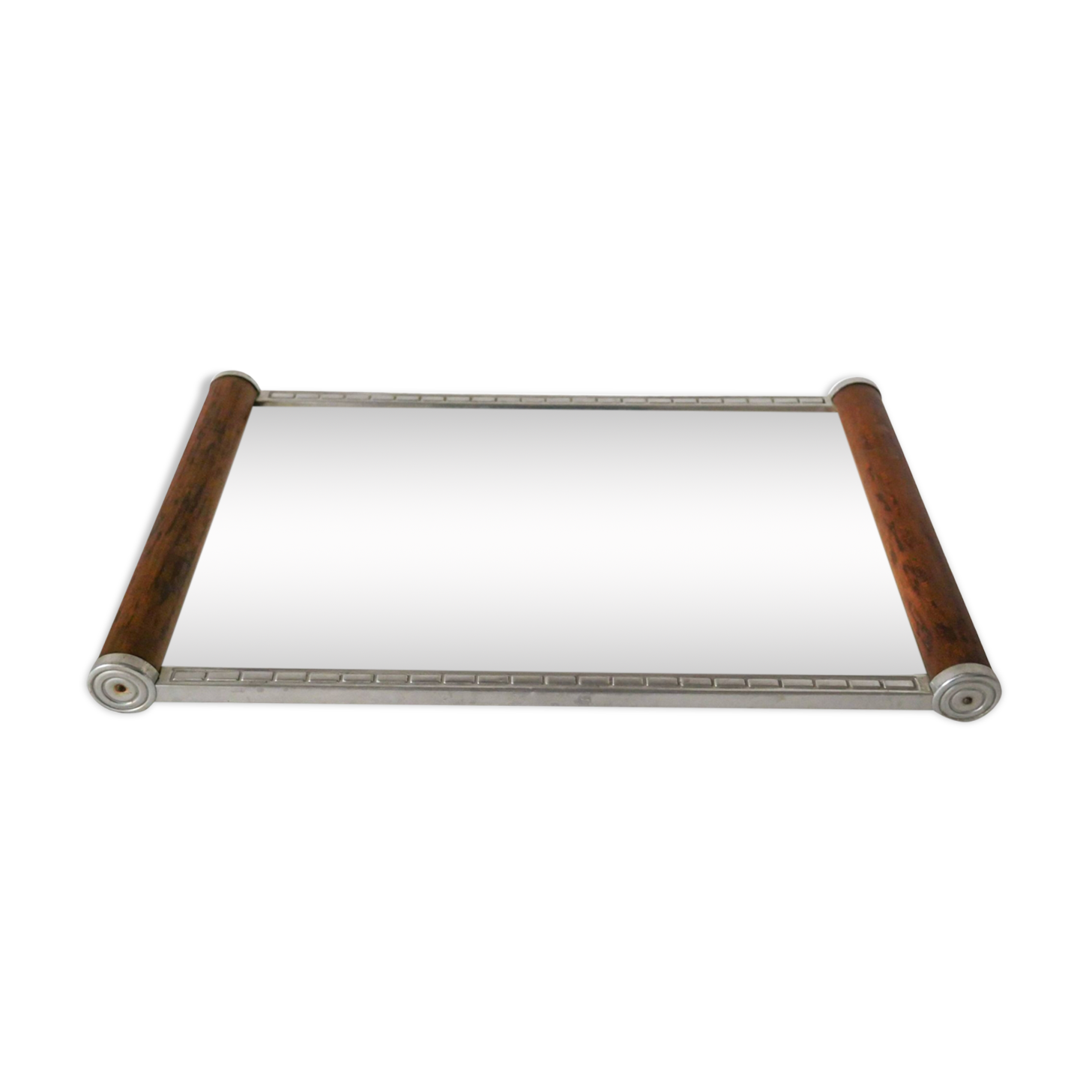 rectangular art deco mirror tray 1930 25 x 40 cm
