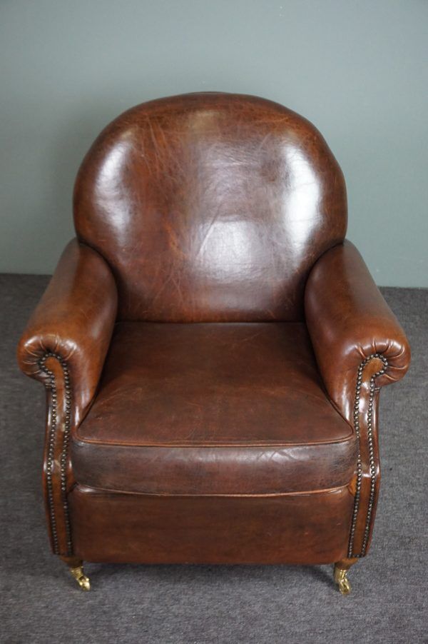 Sheepskin armchair