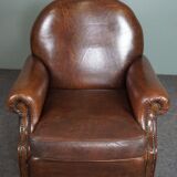 Sheepskin armchair