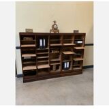 Antique Art Deco roller shutter archive cabinet