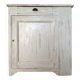 Large confiturier/Low bonnetière vintage artisan 1940 solid wood
