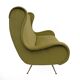 Canapé en velours moderne du milieu du siècle attribué à Marco Zanuso, Senior, Italie, années 1950