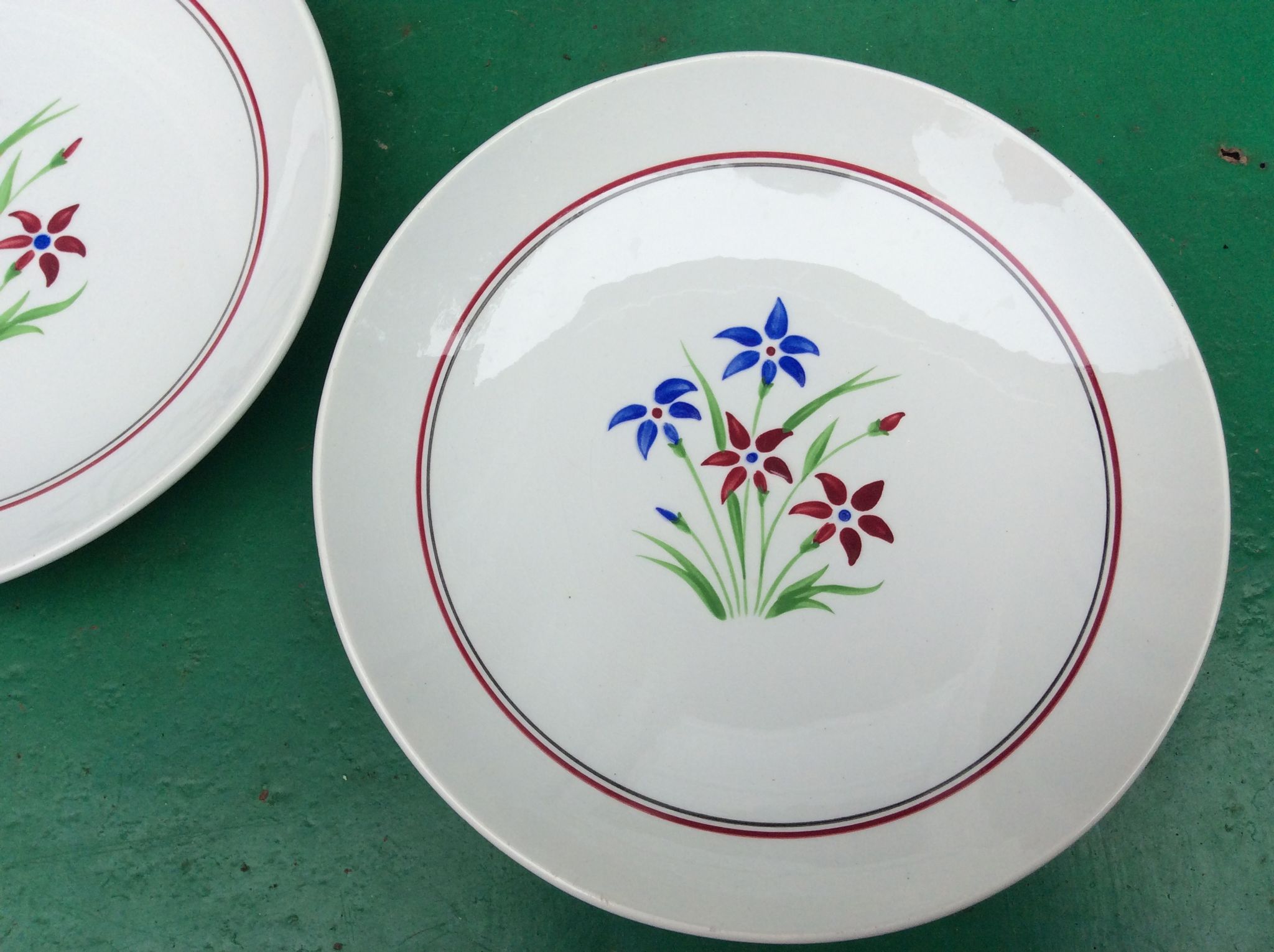 Duo de plats vintage